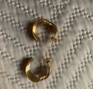 Aros de oro 18k