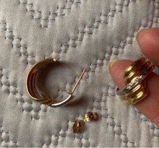 Aros de oro 18k