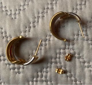 Aros de oro 18k