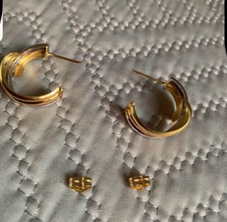 Aros de oro 18k