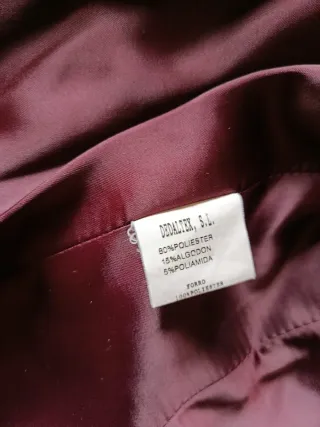 Chaqueta acolchada Decotex morada Talla M