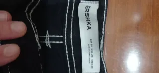 Pack 2 Pantalones Cargo Hombre Negro y Blanco