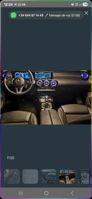 Mercedes a clases  a 2018