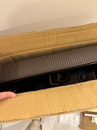 Conjunto de 4 sillas de terraza marrones