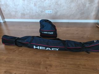 Equipo de esquí: botas, esquís y bastones