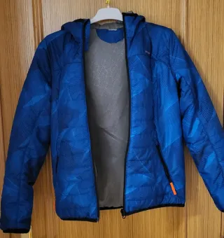 Chaqueta Quechua Niños Azul Impermeable