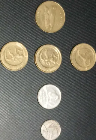 Lotto 6 Markkaa Finlandia da: 5, 1, 50p, 10p