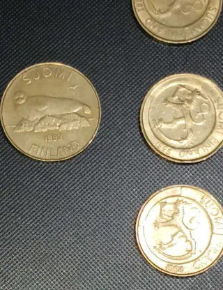 Lotto 6 Markkaa Finlandia da: 5, 1, 50p, 10p