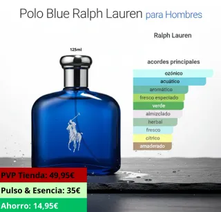Ralph Lauren Polo Blue para Hombres 125ml