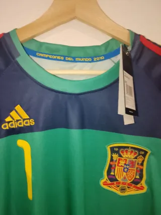 Camiseta Casillas España Mundial 2010 Retro leyend