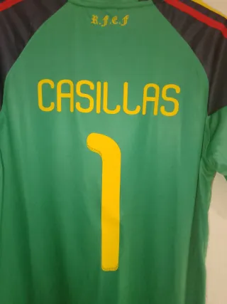Camiseta Casillas España Mundial 2010 Retro leyend