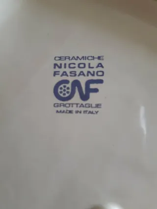 Vassoio ceramica Nicola Fasano Grottaglie