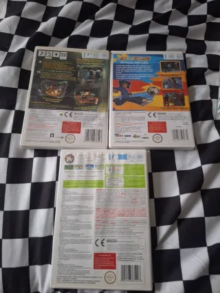 Lote 3 juegos Wii: Monster Lab, Foot 2 Rue, Wii Fi