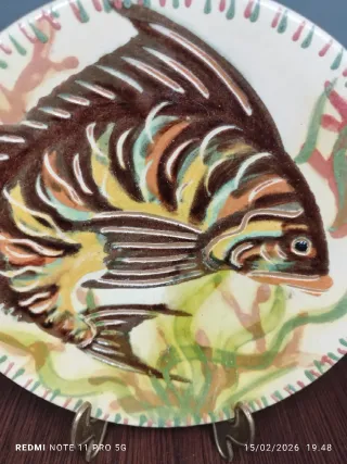 ANTIGUO PLATO CERAMICA DECORACION