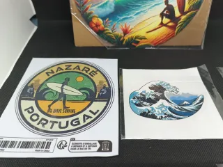 Lote objetos de surf Nazaré Portugal
