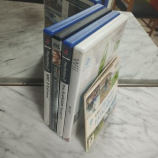 Lote Videojuegos PS2, Wii Fit, Wii Sports