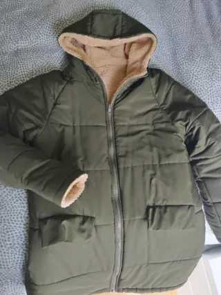 Abrigo parka reversible invierno T. M/38