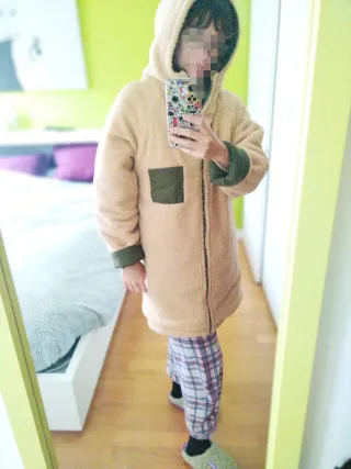 Abrigo parka reversible invierno T. M/38