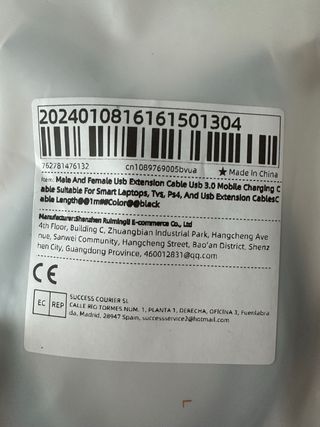 Cable alargador USB 3.0 (1m)