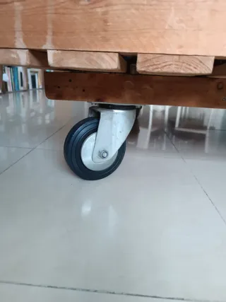 Mesa centro palet madera hecha a mano