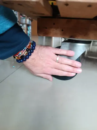 Mesa centro palet madera hecha a mano