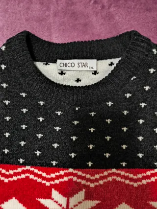 Jersey Navideño Chico Star Talla xl