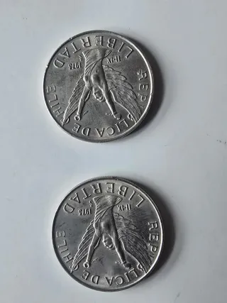 2 Monedas 10 Pesos Chilenos 1977 y 1978
