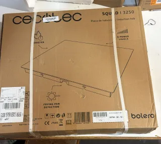 Cecotec Placa Inducción Bolero Squad 3 Fuegos