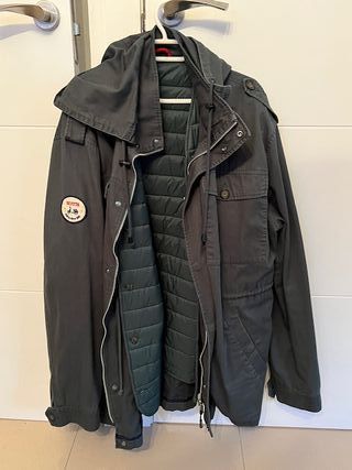 Abrigo Scotta verde talla 3XL