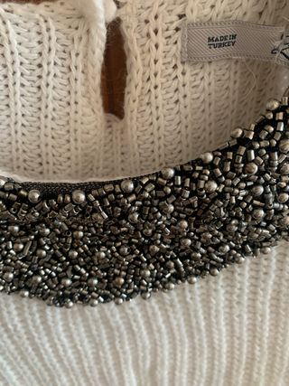 Jersey Zara Adornado Cuello