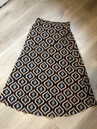 Gonna lunga fantasia geometrica tg 42