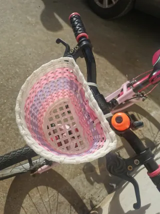 Bicicleta infantil rosa 16