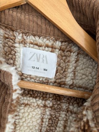 Chaqueta de pana marrón Zara