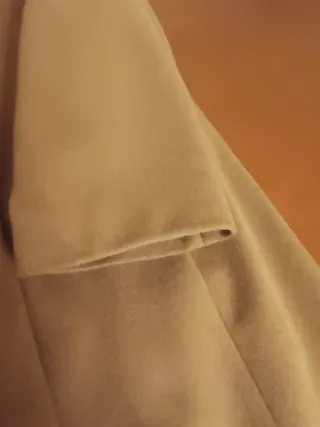 Abrigo Lana Beige Camel Talla 46