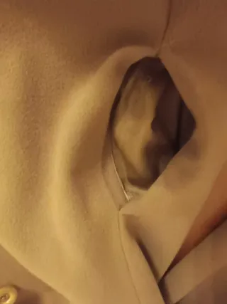 Abrigo Lana Beige Camel Talla 46