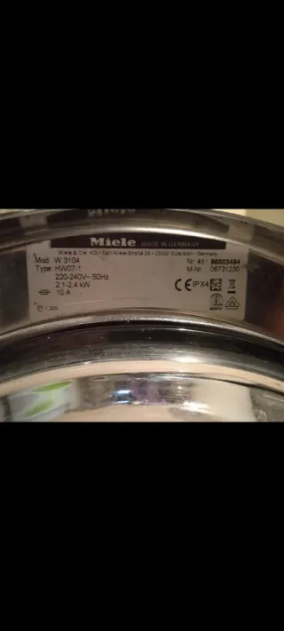 Despiece Lavadora Miele Softronic W 3104