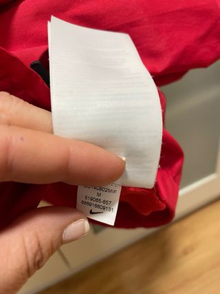 Chaqueta técnica Nike Roja y Blanca