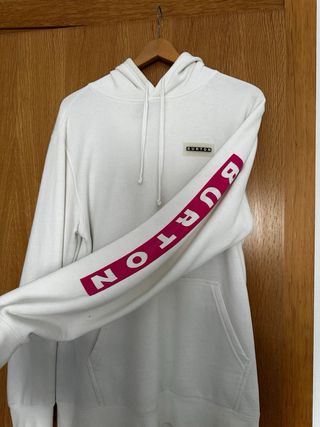 Sudadera Burton Snowboard Blanca
