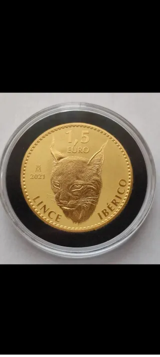 Onza de Oro 1,5€ Lince Ibérico 2021