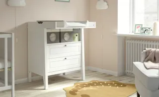 Comoda con cambiador de bebé