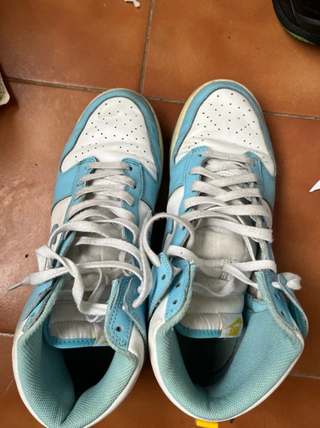 Nike Air Jordan Azul y Blanco