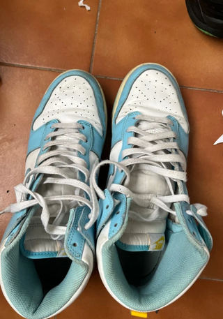 Nike Air Jordan Azul y Blanco