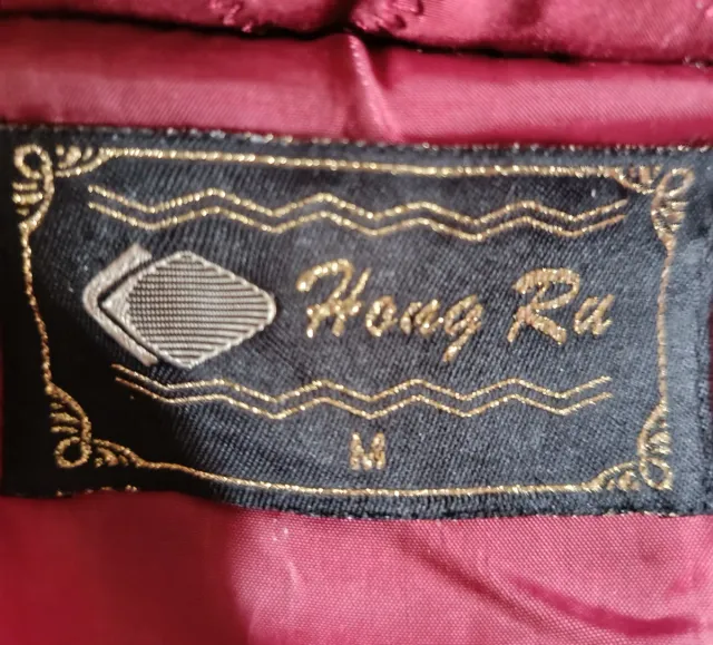 Chaqueta acolchada roja