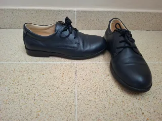 Zapatos de comunión niño azul marino talla 32