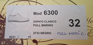 Zapatos de comunión niño azul marino talla 32