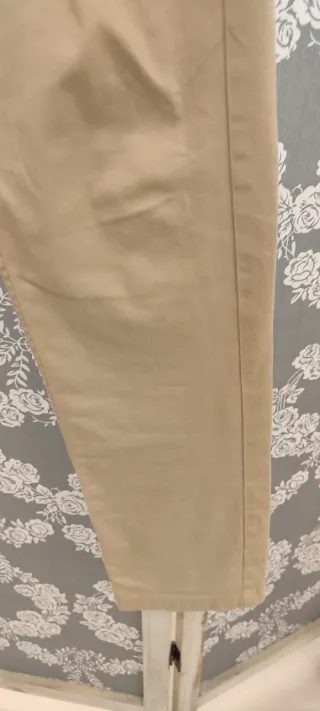 Pantalón chino caballero beige T /40
