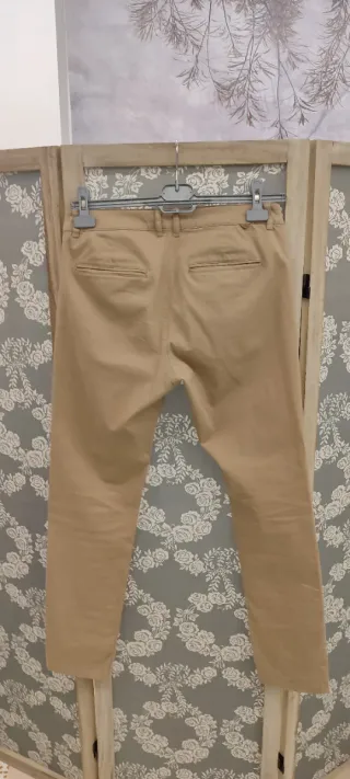 Pantalón chino caballero beige T /40