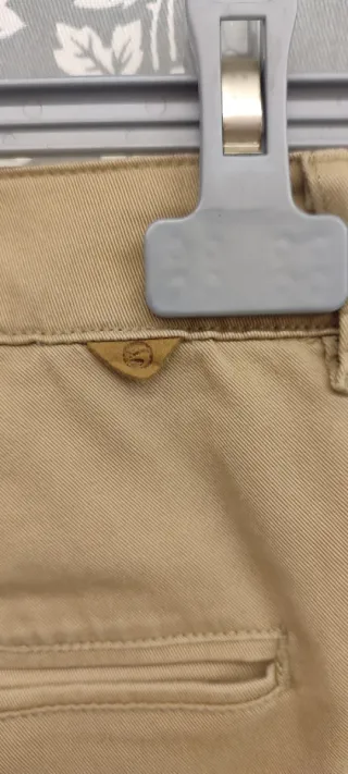 Pantalón chino caballero beige T /40