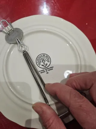 Plato de pan cartuja de sevilla modelo 202