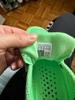 Zapatillas Adidas Gym Verde/Negro Talla 44